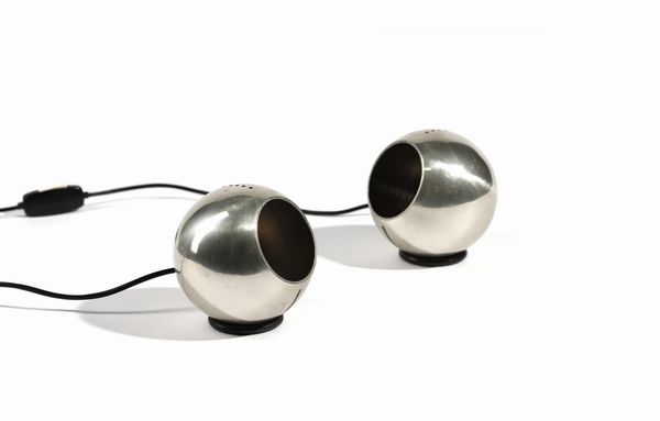 SARFATTI GINO (1912 - 1985) : Coppia di lampade da tavolo 591 per Arteluce  - Asta Asta 383 | DESIGN E ARTI DECORATIVE DEL NOVECENTO - FINE DESIGN Tradizionale - Associazione Nazionale - Case d'Asta italiane