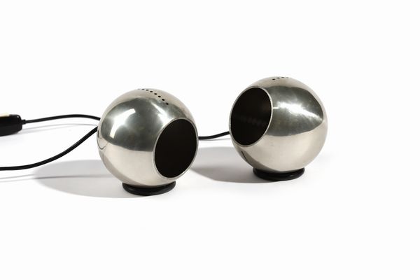 SARFATTI GINO (1912 - 1985) : Coppia di lampade da tavolo 591 per Arteluce  - Asta Asta 383 | DESIGN E ARTI DECORATIVE DEL NOVECENTO - FINE DESIGN Tradizionale - Associazione Nazionale - Case d'Asta italiane