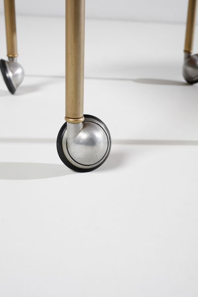 GARDELLA IGNAZIO (1905 - 1999) : Coppia di carrelli T9 per Azucena  - Asta Asta 383 | DESIGN E ARTI DECORATIVE DEL NOVECENTO - FINE DESIGN Tradizionale - Associazione Nazionale - Case d'Asta italiane