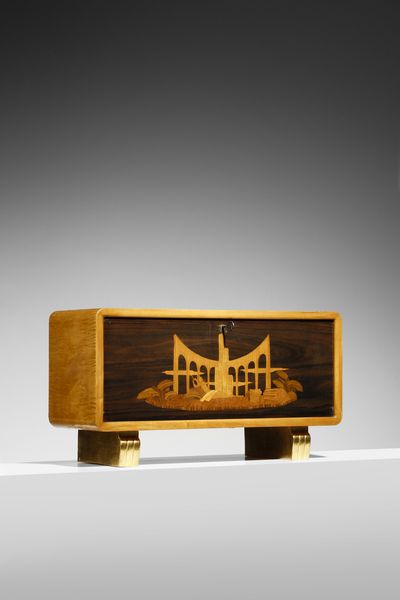 PONTI GIO (1891 - 1979) : Portagioie  - Asta Asta 383 | DESIGN E ARTI DECORATIVE DEL NOVECENTO - FINE DESIGN Tradizionale - Associazione Nazionale - Case d'Asta italiane