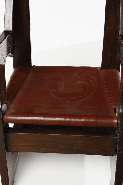 BUCCI ANSELMO (1887 - 1955) : Poltrona del salone da pranzo della nave California  - Asta Asta 383 | DESIGN E ARTI DECORATIVE DEL NOVECENTO - FINE DESIGN Tradizionale - Associazione Nazionale - Case d'Asta italiane