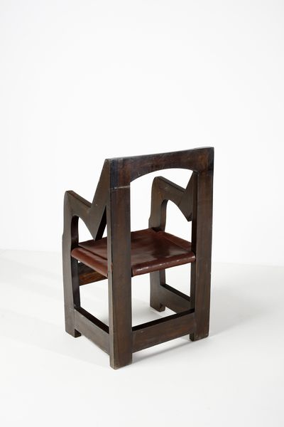BUCCI ANSELMO (1887 - 1955) : Poltrona del salone da pranzo della nave California  - Asta Asta 383 | DESIGN E ARTI DECORATIVE DEL NOVECENTO - FINE DESIGN Tradizionale - Associazione Nazionale - Case d'Asta italiane