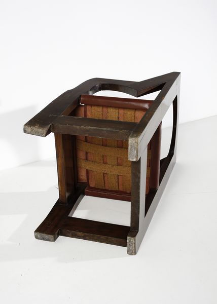 BUCCI ANSELMO (1887 - 1955) : Poltrona del salone da pranzo della nave California  - Asta Asta 383 | DESIGN E ARTI DECORATIVE DEL NOVECENTO - FINE DESIGN Tradizionale - Associazione Nazionale - Case d'Asta italiane