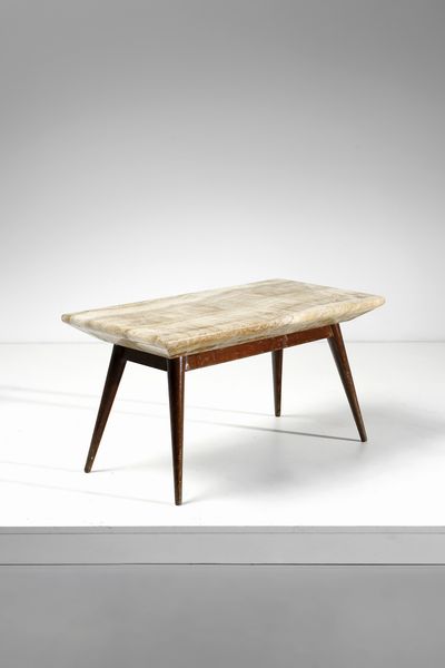ULRICH GUGLIELMO (1904 - 1977) : attribuito. Tavolino  da salotto  - Asta Asta 383 | DESIGN E ARTI DECORATIVE DEL NOVECENTO - FINE DESIGN Tradizionale - Associazione Nazionale - Case d'Asta italiane