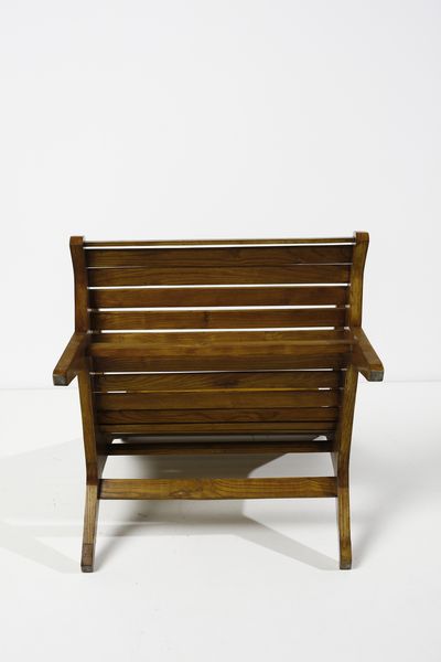 ROMANO AUGUSTO : attribuito. Poltrona a sdraio  - Asta Asta 383 | DESIGN E ARTI DECORATIVE DEL NOVECENTO - FINE DESIGN Tradizionale - Associazione Nazionale - Case d'Asta italiane