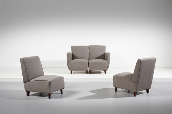 PONTI GIO (1891 - 1979) : Divano  - Asta Asta 383 | DESIGN E ARTI DECORATIVE DEL NOVECENTO - FINE DESIGN Tradizionale - Associazione Nazionale - Case d'Asta italiane