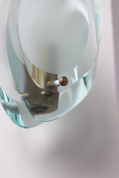 INGRAND MAX (1908 - 1969) : Coppia di lampade da parete 2093 per Fontana Arte  - Asta Asta 383 | DESIGN E ARTI DECORATIVE DEL NOVECENTO - FINE DESIGN Tradizionale - Associazione Nazionale - Case d'Asta italiane