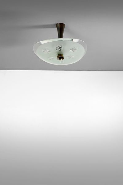 INGRAND MAX (1908 - 1969) : Lampada a sospensione 1748 per Fontana Arte  - Asta Asta 383 | DESIGN E ARTI DECORATIVE DEL NOVECENTO - FINE DESIGN Tradizionale - Associazione Nazionale - Case d'Asta italiane