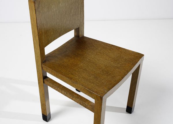 GINO LEVI MONTALCINI & GIUSEPPE PAGANO : Sedia razionalista  - Asta Asta 383 | DESIGN E ARTI DECORATIVE DEL NOVECENTO - FINE DESIGN Tradizionale - Associazione Nazionale - Case d'Asta italiane