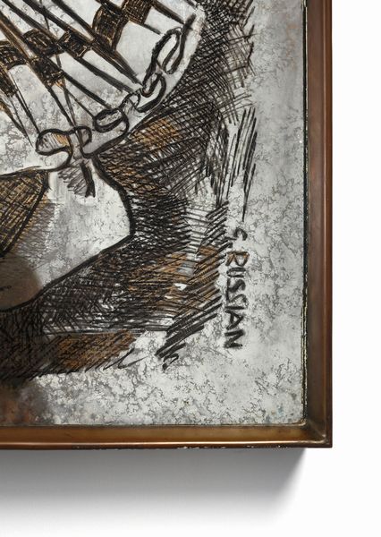 RUSSIAN GIANNI (1922 - 1962) : Tre specchiere raffiguranti le Tre grazie per Fontana Arte  - Asta Asta 383 | DESIGN E ARTI DECORATIVE DEL NOVECENTO - FINE DESIGN Tradizionale - Associazione Nazionale - Case d'Asta italiane