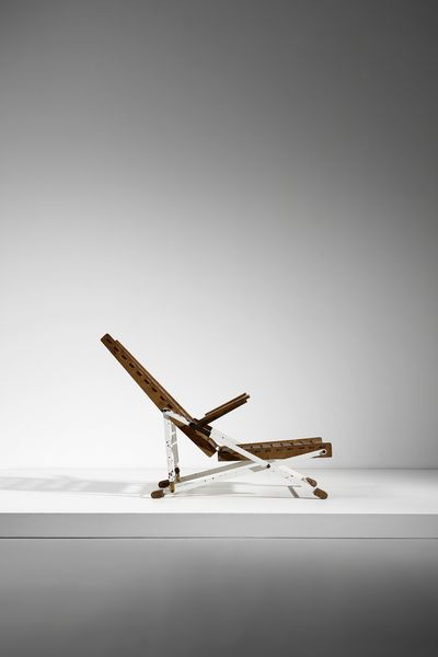 GARDELLA IGNAZIO (1905 - 1999) : Poltrona a sdraio per Azucena  - Asta Asta 383 | DESIGN E ARTI DECORATIVE DEL NOVECENTO - FINE DESIGN Tradizionale - Associazione Nazionale - Case d'Asta italiane