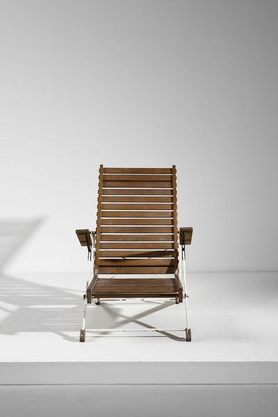 GARDELLA IGNAZIO (1905 - 1999) : Poltrona a sdraio per Azucena  - Asta Asta 383 | DESIGN E ARTI DECORATIVE DEL NOVECENTO - FINE DESIGN Tradizionale - Associazione Nazionale - Case d'Asta italiane