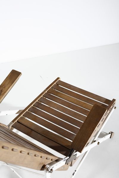 GARDELLA IGNAZIO (1905 - 1999) : Poltrona a sdraio per Azucena  - Asta Asta 383 | DESIGN E ARTI DECORATIVE DEL NOVECENTO - FINE DESIGN Tradizionale - Associazione Nazionale - Case d'Asta italiane