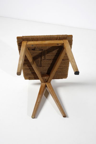 BONET ANTONIO (1913 - 1989) : attribuito. Sedia  - Asta Asta 383 | DESIGN E ARTI DECORATIVE DEL NOVECENTO - FINE DESIGN Tradizionale - Associazione Nazionale - Case d'Asta italiane