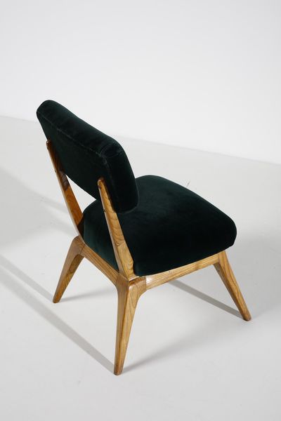 MOREZ RUGGERO FARINA : Coppia di poltroncine  - Asta Asta 383 | DESIGN E ARTI DECORATIVE DEL NOVECENTO - FINE DESIGN Tradizionale - Associazione Nazionale - Case d'Asta italiane