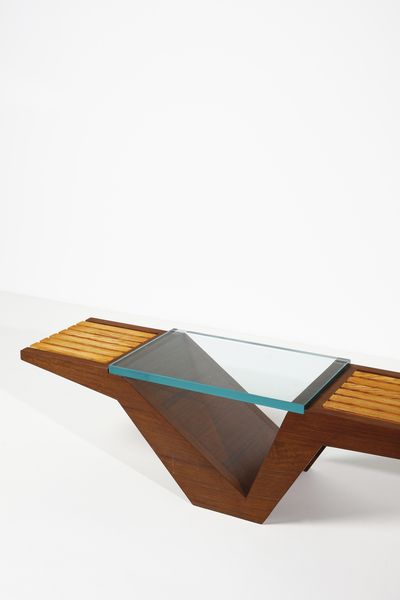 TENREIRO JOAQUIM (1906 - 1992) : attribuito. Panca  - Asta Asta 383 | DESIGN E ARTI DECORATIVE DEL NOVECENTO - FINE DESIGN Tradizionale - Associazione Nazionale - Case d'Asta italiane