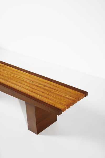 TENREIRO JOAQUIM (1906 - 1992) : attribuito. Panca  - Asta Asta 383 | DESIGN E ARTI DECORATIVE DEL NOVECENTO - FINE DESIGN Tradizionale - Associazione Nazionale - Case d'Asta italiane