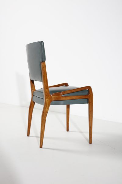 MOREZ RUGGERO FARINA : Coppia di sedie  - Asta Asta 383 | DESIGN E ARTI DECORATIVE DEL NOVECENTO - FINE DESIGN Tradizionale - Associazione Nazionale - Case d'Asta italiane