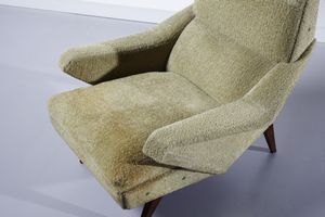 ZONCADA NINO (1898 - 1988) : Coppia di poltrone  - Asta Asta 383 | DESIGN E ARTI DECORATIVE DEL NOVECENTO - FINE DESIGN Tradizionale - Associazione Nazionale - Case d'Asta italiane