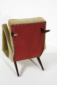 ZONCADA NINO (1898 - 1988) : Coppia di poltrone  - Asta Asta 383 | DESIGN E ARTI DECORATIVE DEL NOVECENTO - FINE DESIGN Tradizionale - Associazione Nazionale - Case d'Asta italiane