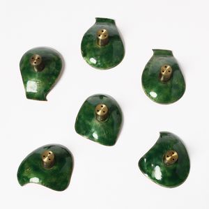 STUDIO DEL CAMPO : Sei appendiabiti  - Asta Asta 383 | DESIGN E ARTI DECORATIVE DEL NOVECENTO - FINE DESIGN Tradizionale - Associazione Nazionale - Case d'Asta italiane