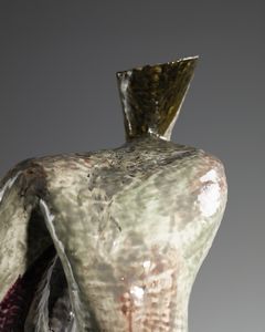 MELI SALVATORE (1929 - 2011) : Vaso scultura con ispirazione antropomorfa  - Asta Asta 383 | DESIGN E ARTI DECORATIVE DEL NOVECENTO - FINE DESIGN Tradizionale - Associazione Nazionale - Case d'Asta italiane