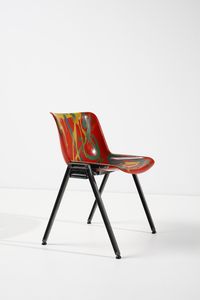 FIORONI GIOSETTA (n. 1932) : Sedia  - Asta Asta 383 | DESIGN E ARTI DECORATIVE DEL NOVECENTO - FINE DESIGN Tradizionale - Associazione Nazionale - Case d'Asta italiane