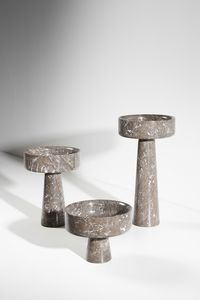 MANGIAROTTI ANGELO (1921 - 2012) : Tre portavasi  - Asta Asta 383 | DESIGN E ARTI DECORATIVE DEL NOVECENTO - FINE DESIGN Tradizionale - Associazione Nazionale - Case d'Asta italiane
