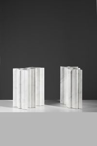 MANGIAROTTI ANGELO (1921 - 2012) : Coppia di vasi prodotti da Fucina per Skipper  - Asta Asta 383 | DESIGN E ARTI DECORATIVE DEL NOVECENTO - FINE DESIGN Tradizionale - Associazione Nazionale - Case d'Asta italiane