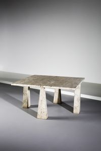 MANGIAROTTI ANGELO (1921 - 2012) : Tavolo serie Incas prodotto da Fucina per Skipper  - Asta Asta 383 | DESIGN E ARTI DECORATIVE DEL NOVECENTO - FINE DESIGN Tradizionale - Associazione Nazionale - Case d'Asta italiane