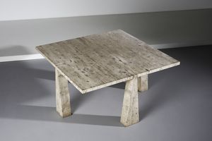 MANGIAROTTI ANGELO (1921 - 2012) : Tavolo serie Incas prodotto da Fucina per Skipper  - Asta Asta 383 | DESIGN E ARTI DECORATIVE DEL NOVECENTO - FINE DESIGN Tradizionale - Associazione Nazionale - Case d'Asta italiane