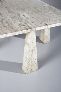 MANGIAROTTI ANGELO (1921 - 2012) : Tavolo serie Incas prodotto da Fucina per Skipper  - Asta Asta 383 | DESIGN E ARTI DECORATIVE DEL NOVECENTO - FINE DESIGN Tradizionale - Associazione Nazionale - Case d'Asta italiane