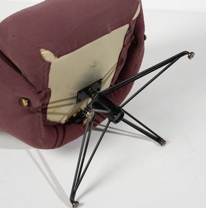 BORSANI OSVALDO (1911 - 1985) : Coppia di poltrone P32 per Tecno  - Asta Asta 383 | DESIGN E ARTI DECORATIVE DEL NOVECENTO - FINE DESIGN Tradizionale - Associazione Nazionale - Case d'Asta italiane