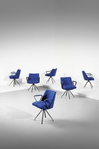 BORSANI OSVALDO (1911 - 1985) - Sei poltroncine P99 per Tecno