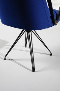 BORSANI OSVALDO (1911 - 1985) : Sei poltroncine P99 per Tecno  - Asta Asta 383 | DESIGN E ARTI DECORATIVE DEL NOVECENTO - FINE DESIGN Tradizionale - Associazione Nazionale - Case d'Asta italiane