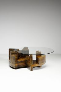 GRUPPO NP2 - NERONE PATUZZI : Tavolino da salotto scultura C10T per Forme e Superfici, Torino  - Asta Asta 383 | DESIGN E ARTI DECORATIVE DEL NOVECENTO - FINE DESIGN Tradizionale - Associazione Nazionale - Case d'Asta italiane