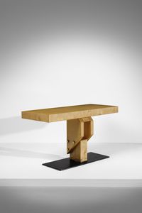 MECCANI FERDINANDO (1937 - 2018) : Scrivania  - Asta Asta 383 | DESIGN E ARTI DECORATIVE DEL NOVECENTO - FINE DESIGN Tradizionale - Associazione Nazionale - Case d'Asta italiane