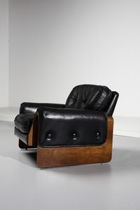 BUZZI FERDINANDO (1931 - 2021) : Coppia di poltrone Sabrina per Ferruccio Brunati  - Asta Asta 383 | DESIGN E ARTI DECORATIVE DEL NOVECENTO - FINE DESIGN Tradizionale - Associazione Nazionale - Case d'Asta italiane