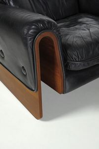 BUZZI FERDINANDO (1931 - 2021) : Coppia di poltrone Sabrina per Ferruccio Brunati  - Asta Asta 383 | DESIGN E ARTI DECORATIVE DEL NOVECENTO - FINE DESIGN Tradizionale - Associazione Nazionale - Case d'Asta italiane