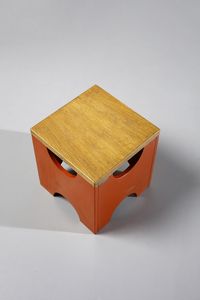 SOTTSASS ETTORE (1917 - 2007) : Coppia di sgabelli per Poltronova  - Asta Asta 383 | DESIGN E ARTI DECORATIVE DEL NOVECENTO - FINE DESIGN Tradizionale - Associazione Nazionale - Case d'Asta italiane