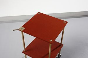 GARDELLA IGNAZIO (1905 - 1999) : Coppia di carrelli T9 per Azucena  - Asta Asta 383 | DESIGN E ARTI DECORATIVE DEL NOVECENTO - FINE DESIGN Tradizionale - Associazione Nazionale - Case d'Asta italiane