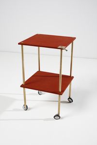 GARDELLA IGNAZIO (1905 - 1999) : Coppia di carrelli T9 per Azucena  - Asta Asta 383 | DESIGN E ARTI DECORATIVE DEL NOVECENTO - FINE DESIGN Tradizionale - Associazione Nazionale - Case d'Asta italiane