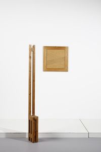 PALMA URANO (n. 1936) : Sedia e quadro scultura  - Asta Asta 383 | DESIGN E ARTI DECORATIVE DEL NOVECENTO - FINE DESIGN Tradizionale - Associazione Nazionale - Case d'Asta italiane