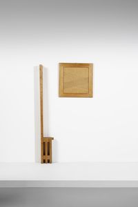 PALMA URANO (n. 1936) : Sedia e quadro scultura  - Asta Asta 383 | DESIGN E ARTI DECORATIVE DEL NOVECENTO - FINE DESIGN Tradizionale - Associazione Nazionale - Case d'Asta italiane
