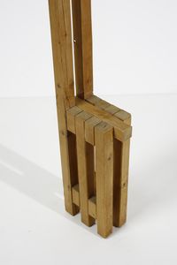 PALMA URANO (n. 1936) : Sedia e quadro scultura  - Asta Asta 383 | DESIGN E ARTI DECORATIVE DEL NOVECENTO - FINE DESIGN Tradizionale - Associazione Nazionale - Case d'Asta italiane