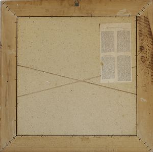 PALMA URANO (n. 1936) : Sedia e quadro scultura  - Asta Asta 383 | DESIGN E ARTI DECORATIVE DEL NOVECENTO - FINE DESIGN Tradizionale - Associazione Nazionale - Case d'Asta italiane