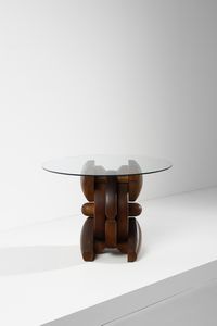 CASCELLA ANDREA (1919 - 1990) : Tavolino da salotto Legame come metamorfosi  - Asta Asta 383 | DESIGN E ARTI DECORATIVE DEL NOVECENTO - FINE DESIGN Tradizionale - Associazione Nazionale - Case d'Asta italiane