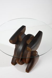 CASCELLA ANDREA (1919 - 1990) : Tavolino da salotto Legame come metamorfosi  - Asta Asta 383 | DESIGN E ARTI DECORATIVE DEL NOVECENTO - FINE DESIGN Tradizionale - Associazione Nazionale - Case d'Asta italiane