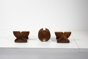 CASCELLA ANDREA (1919 - 1990) : Tavolino da salotto Legame come metamorfosi  - Asta Asta 383 | DESIGN E ARTI DECORATIVE DEL NOVECENTO - FINE DESIGN Tradizionale - Associazione Nazionale - Case d'Asta italiane