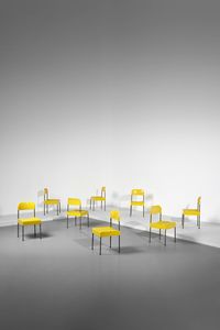 MARI ENZO (n. 1932) - Otto sedie BOX per Anonima Castelli (BO)